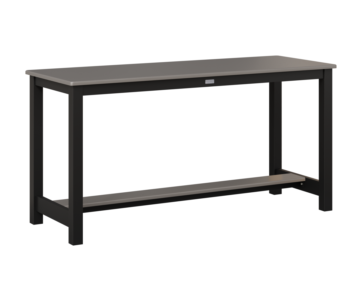 Bar + Buffet Aluminum Balcony Table – Dining Height