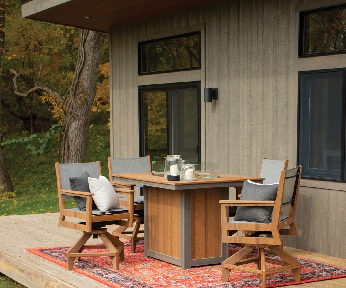 Donoma Fire Pits Donoma Fire Table Patio Setting