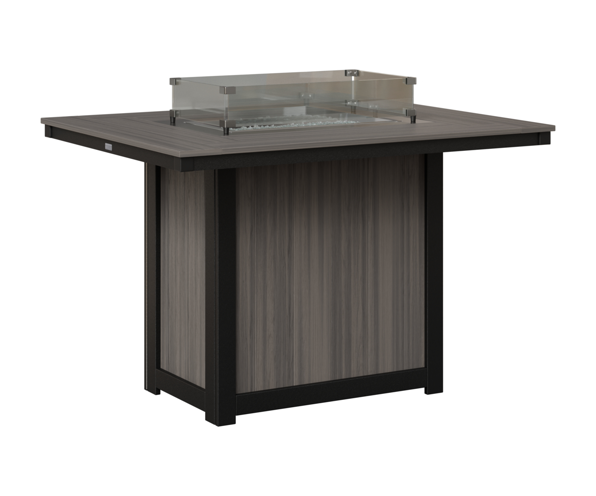 Donoma Fire Pits 42" x 54" Rectangular Counter Fire Table