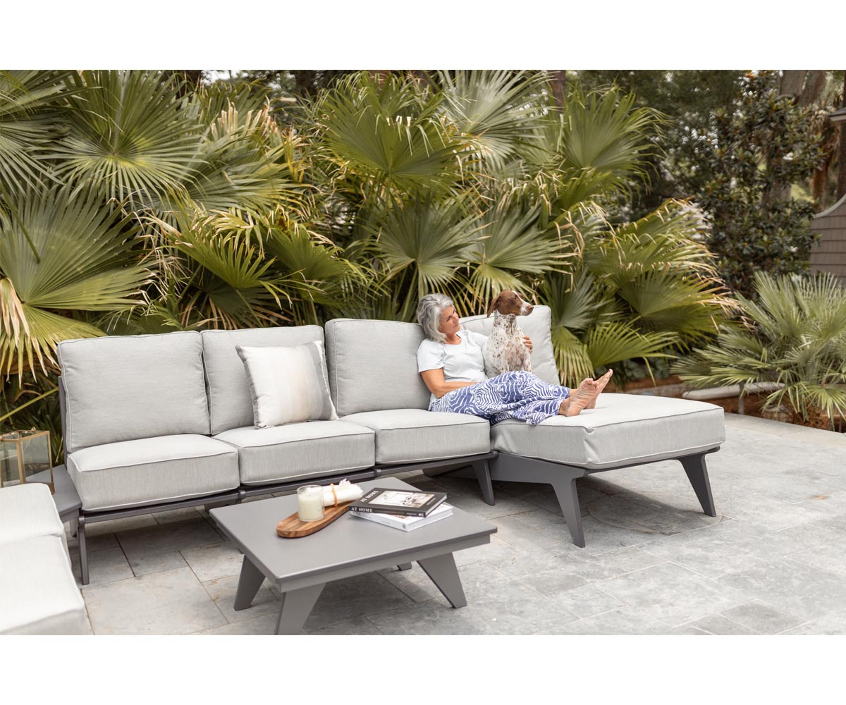 Holland Holland Sectional on the Patio